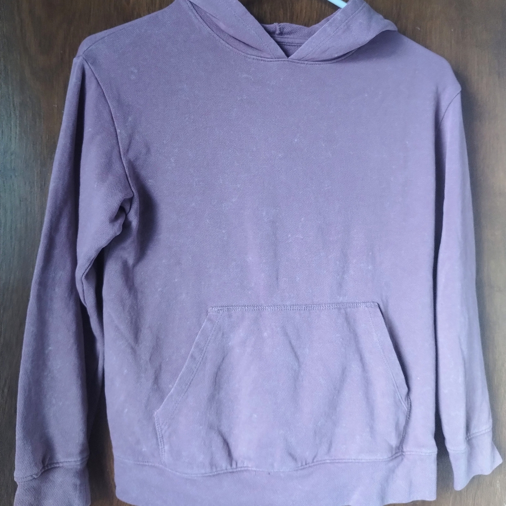 Cat & Jack Girl's Youth Pullover Hoodie Rose/Pink/Purple w Front Pouch, Medium 8